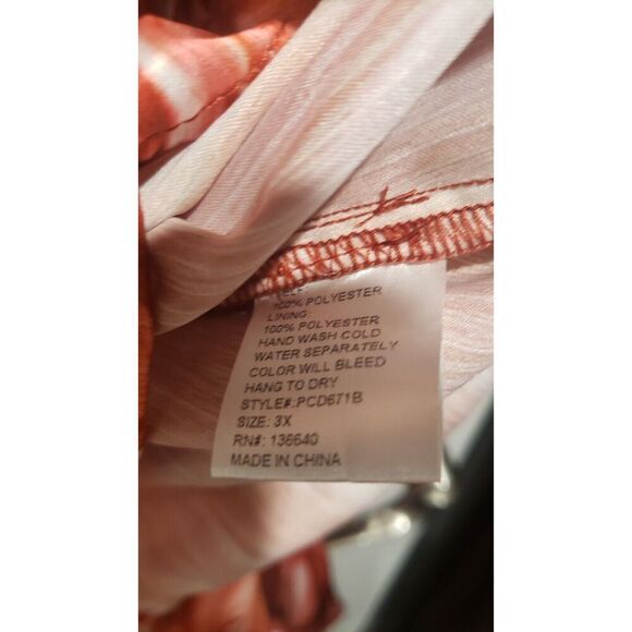 Lilly's‎ Kloset Maxi Dress, Slit Sleeves, Tiered Wrap Ruffle Hem 3XL Plus Size! - Picture 12 of 12